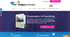 Desktop Screenshot of foldersunlimited.com